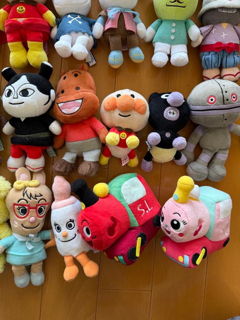 アンパンマン ぷりちぃビーンズ 37体 まとめ売り セット ぬいぐるみ