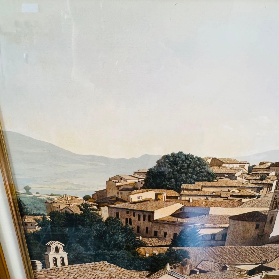 M10号　山本桂右「ウルビーノ」　作家直筆サイン　アート　限定　油絵