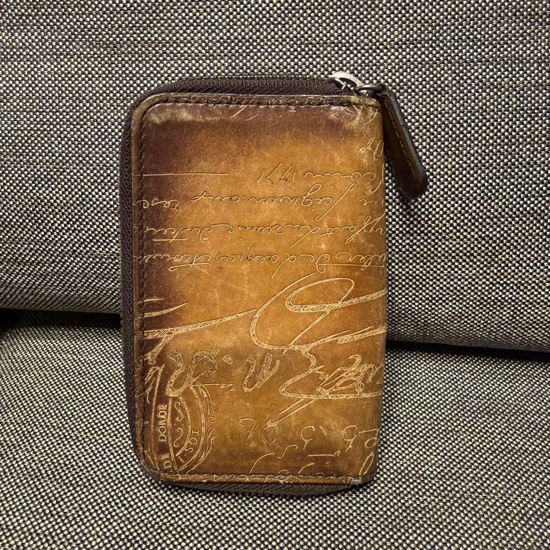 ま*ろ様 Berluti レザー キーケース ブラウン