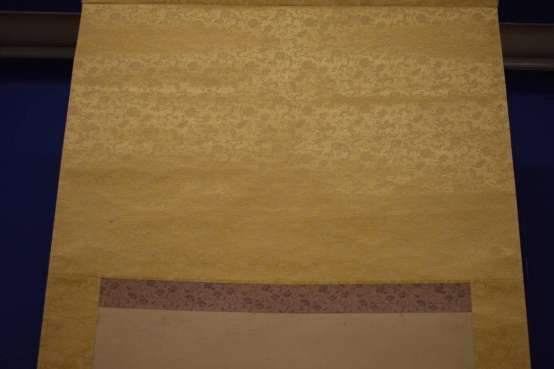 真作/琴石/山水人物図/高士人物図/松林人物図/布袋屋掛軸HI-864