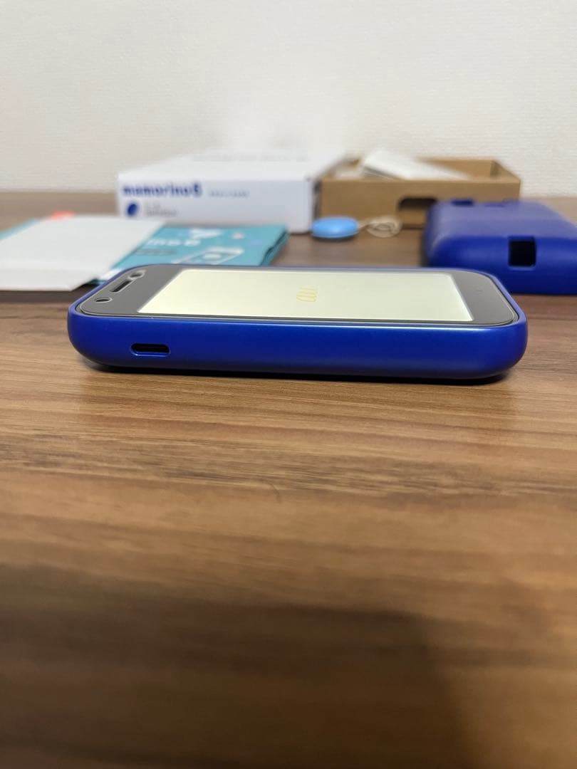 mamorino6 ソーダ キッズケータイ　新品保護フィルム付き