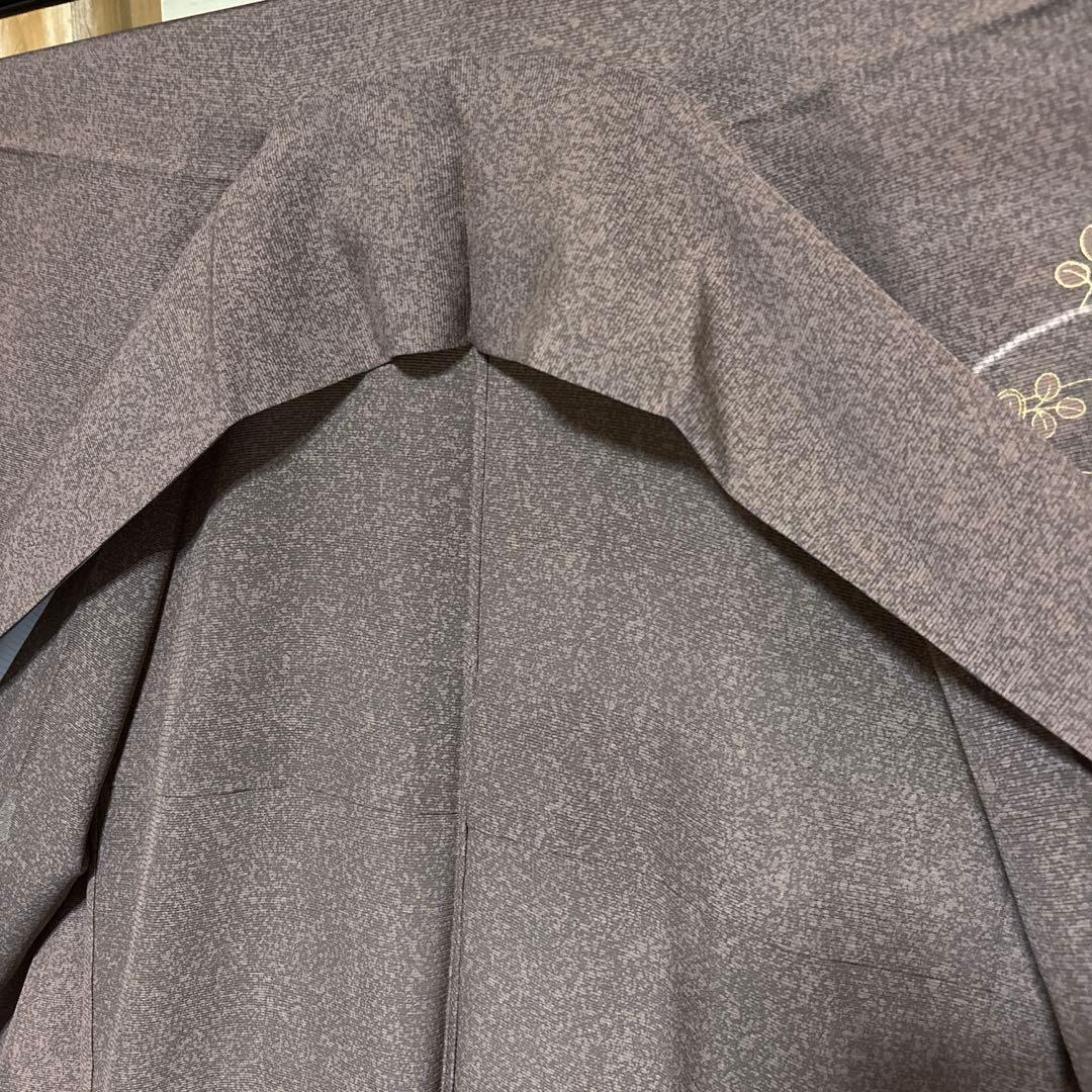 未使用近い 美品 正絹 絽 訪問着　フルセット ４点 たたき染め 裄70