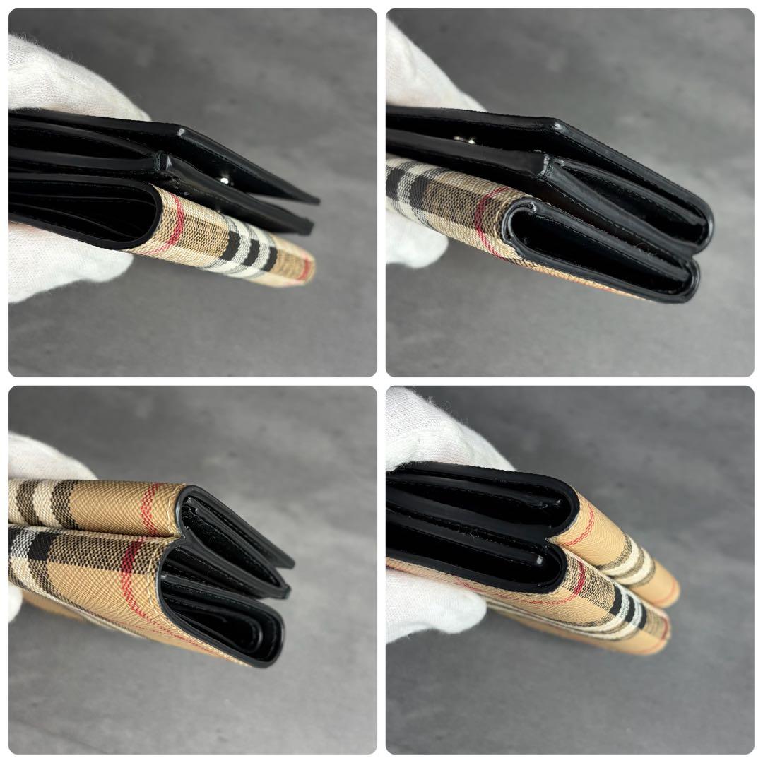 【現行】BURBERRY ノバチェック 3つ折り財布 コンパクトウォレット