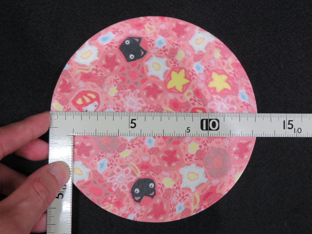 小林佐和子　練込小皿　だるまと猫　現代アート　アンティーク