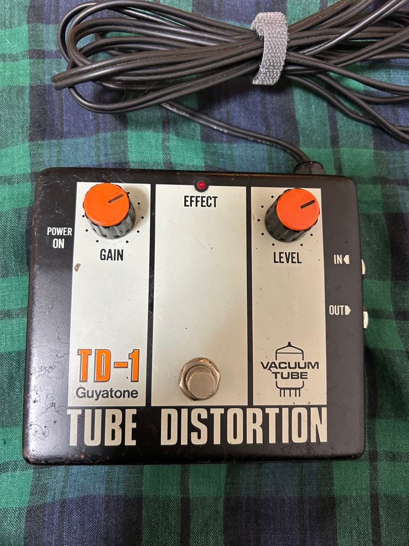 Guyatone Tube Distortion TD-1 真空管搭載