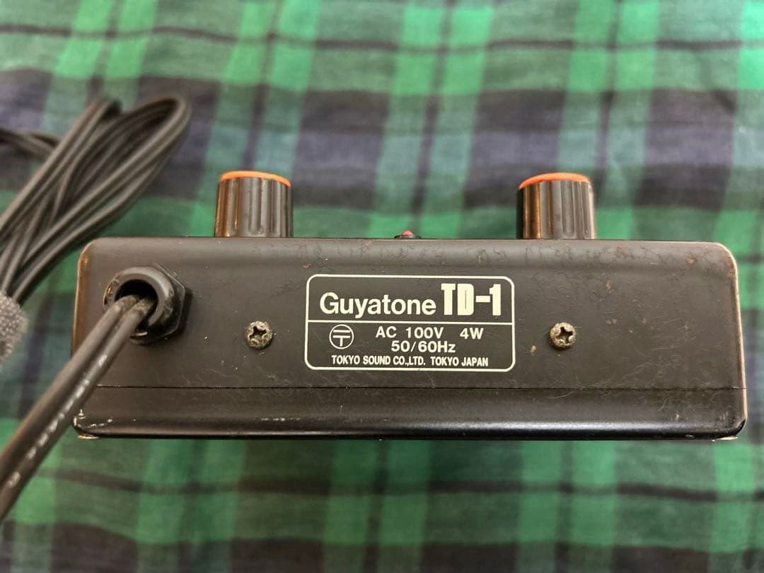Guyatone Tube Distortion TD-1 真空管搭載