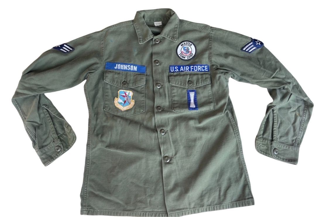 米空軍戦略航空団ミサイルマンユウディリティーシャツ15-1\2サイズ