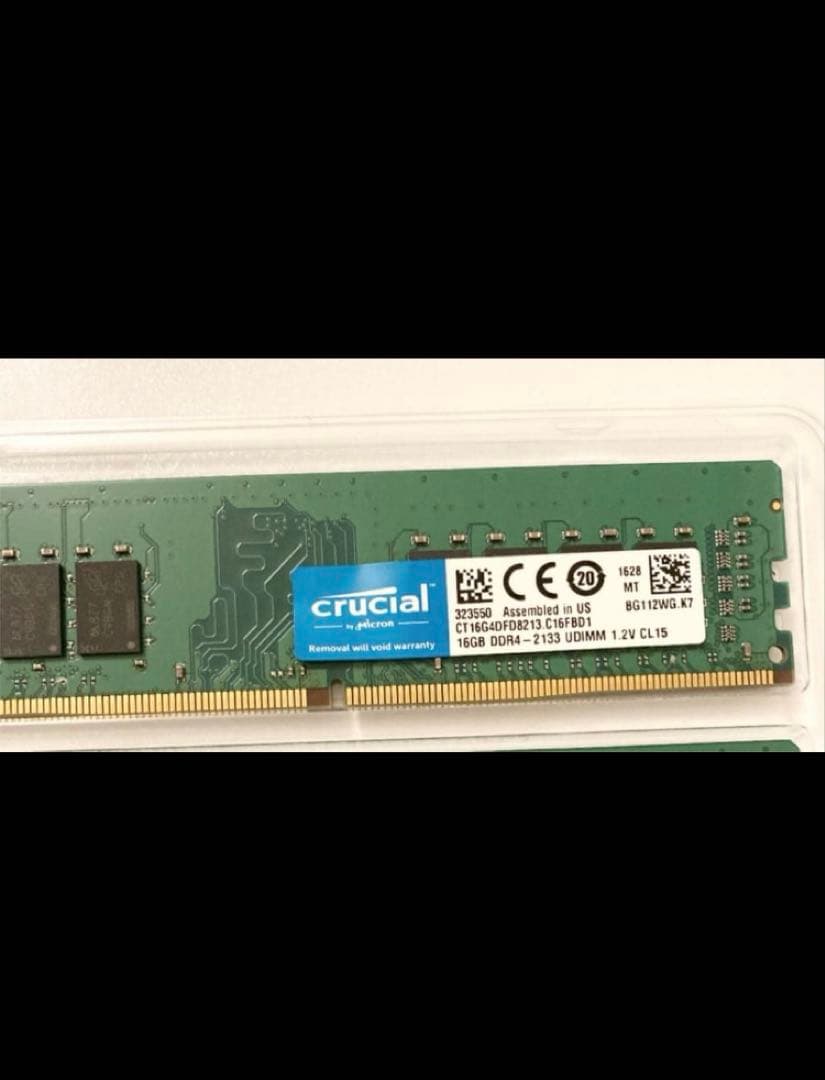 Crucial PCメモリ 16GB デスクトップ