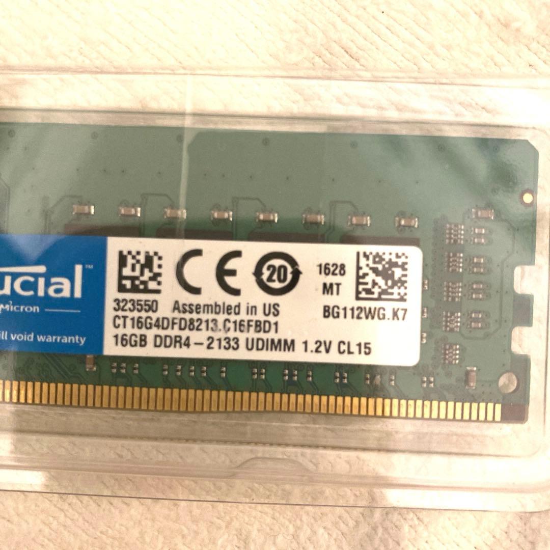 Crucial PCメモリ 16GB デスクトップ
