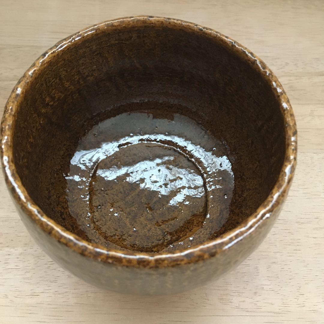 茶道具　茶碗　飴楽　『時雨』  昭楽造