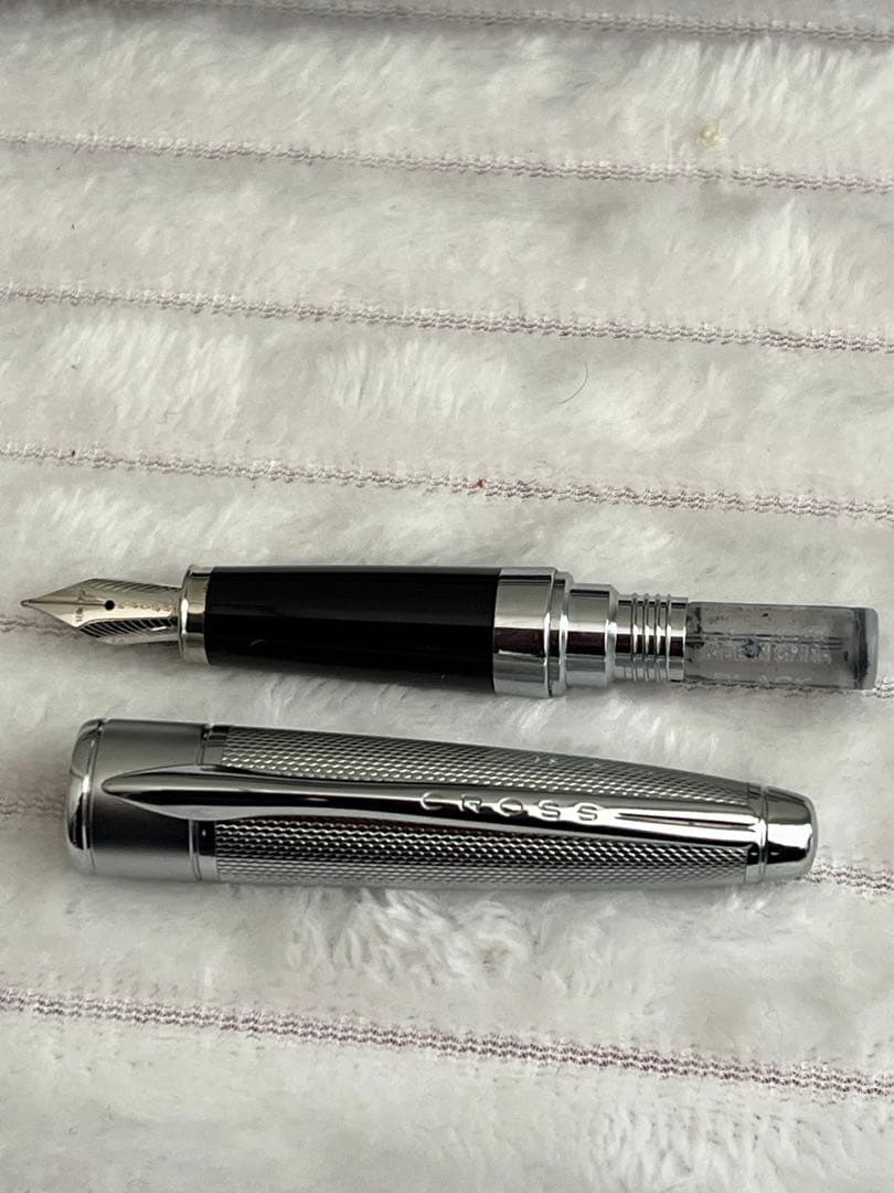 [美品]CROSS クロス 万年筆 18K 750, ボールペン セット