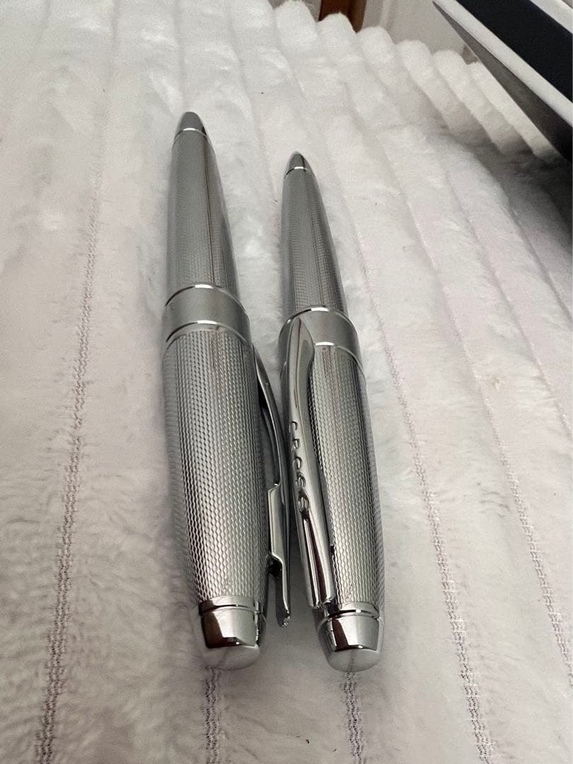 [美品]CROSS クロス 万年筆 18K 750, ボールペン セット