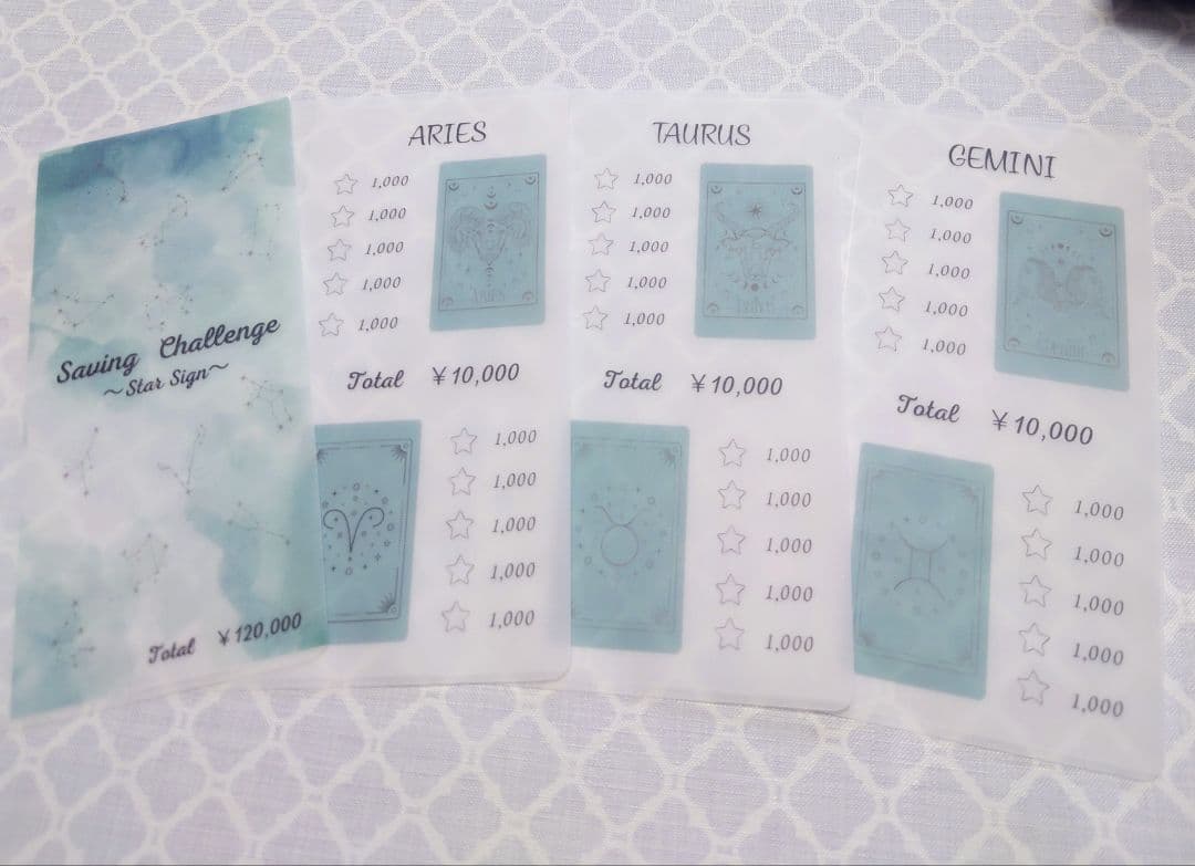 あやまる　Savingスクラッチ３種　A6リフィル２種