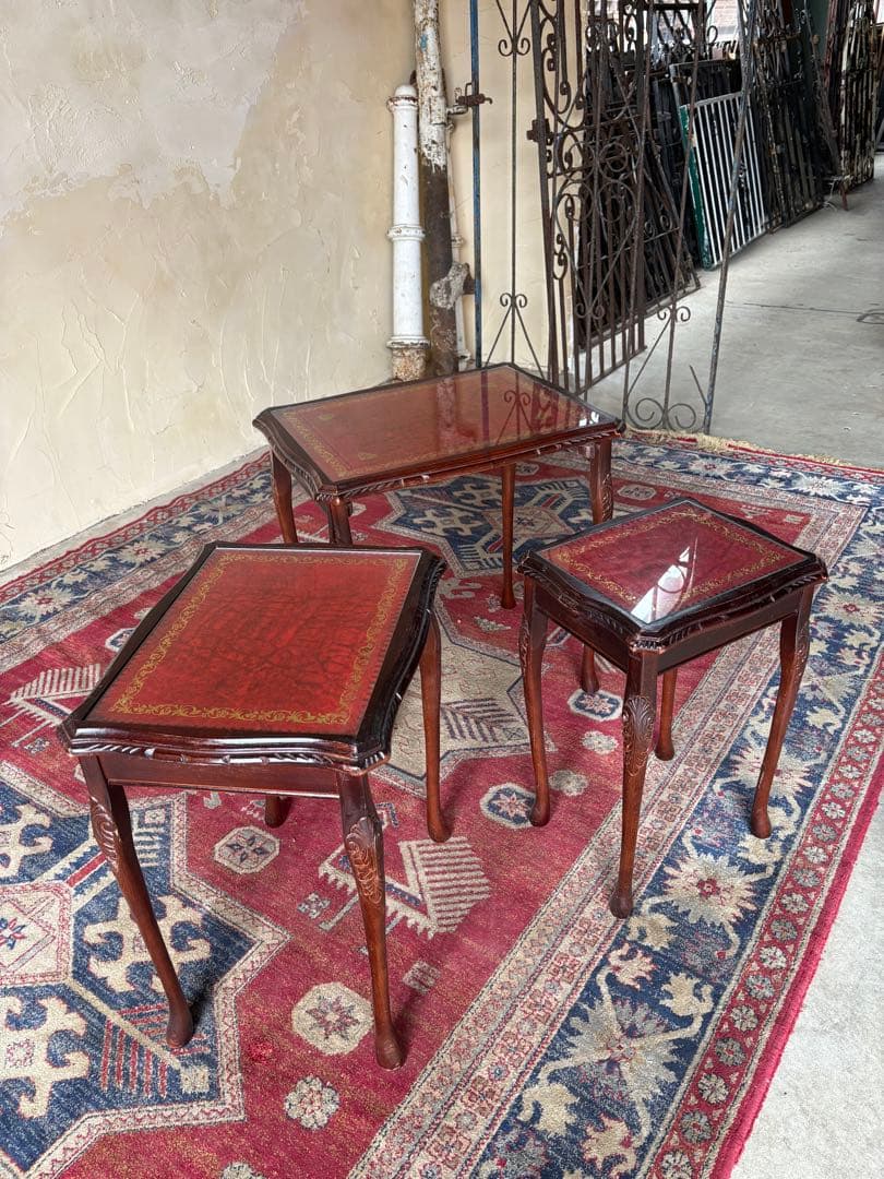 ネストテーブル　イギリスアンティーク