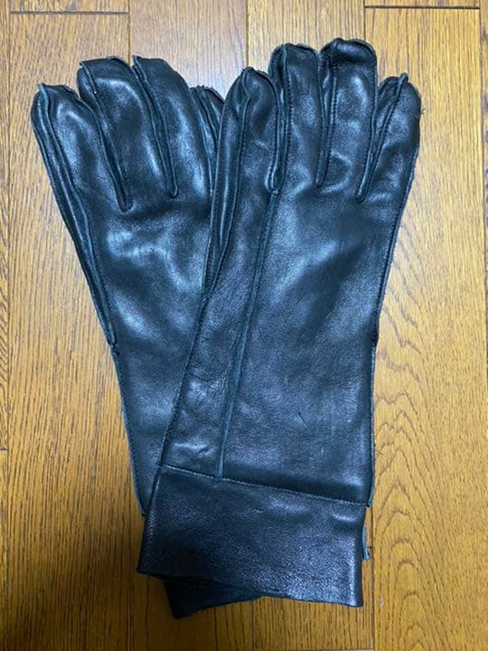 よる・ロングレザーグローブ　【Yoji Yamamoto】 ブラック