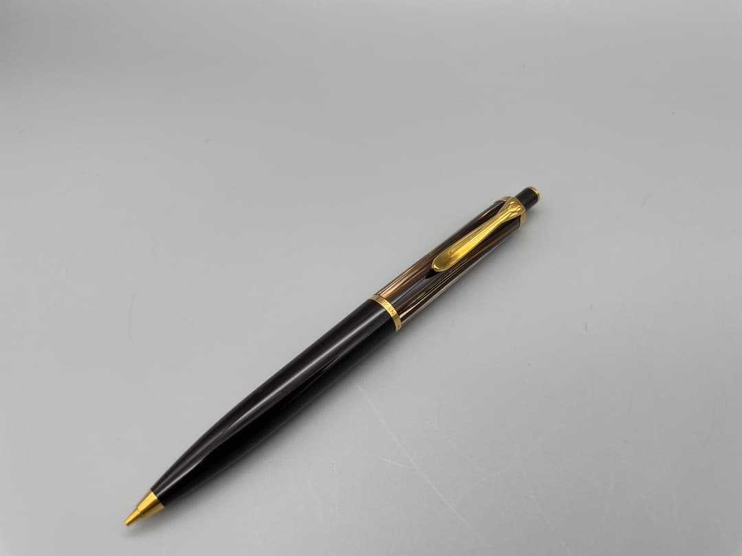 ペリカン スーベレーン D400 旧型 茶縞 0.7mm（軸リング1本）