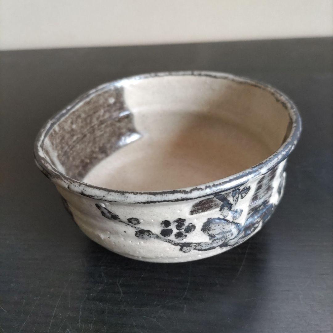 値下げしました。 六代清水六兵衛 鉄釉茶碗
