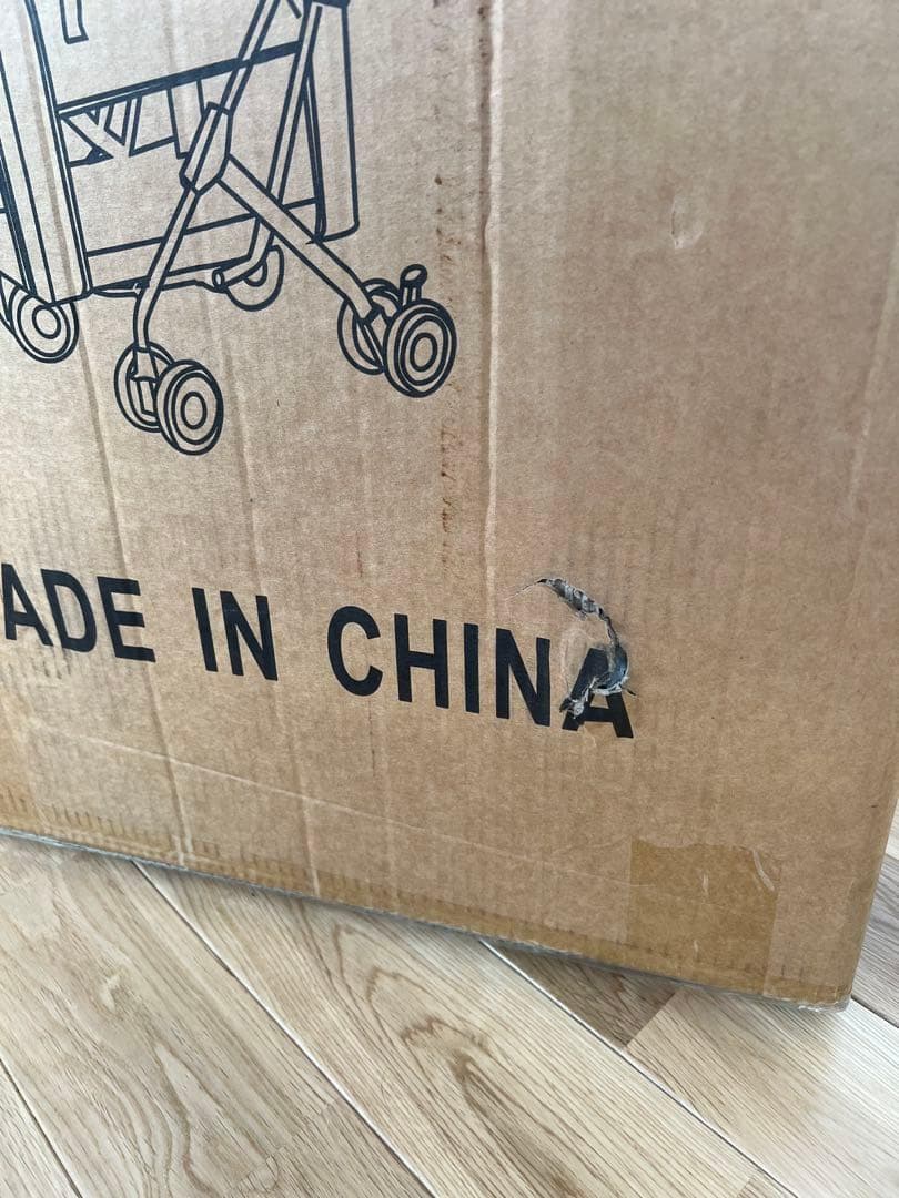 訳あり　ペットカート折り畳み 二段式分分離 ブレーキ付き360度前輪 犬猫兼用