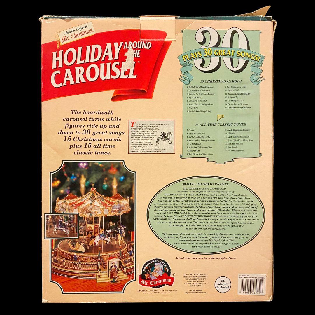【超美品・完動品】Mr.Christmas ミスタークリスマス メリーゴーランド