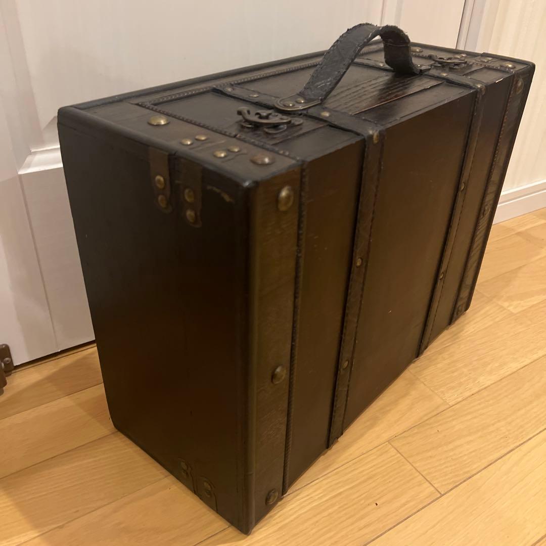 アンティーク 木製トランク 約60cm