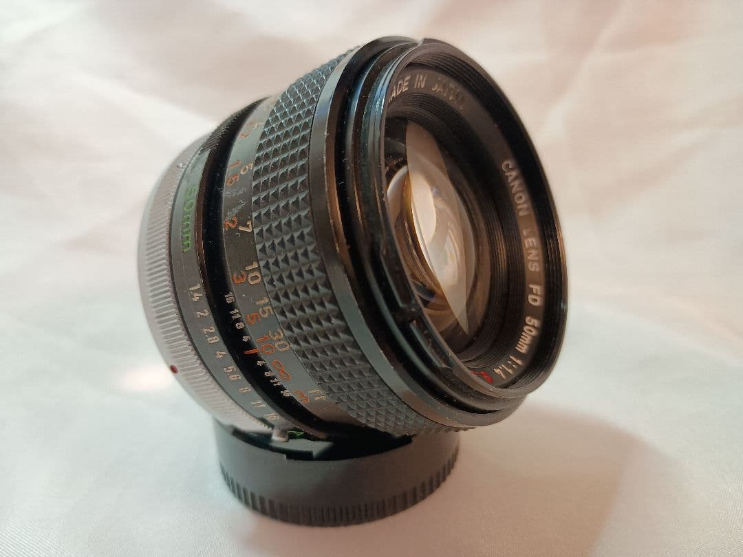 美品！ Canon fD 50mm 1 : 1.4 s.s.c 単焦点 レンズ
