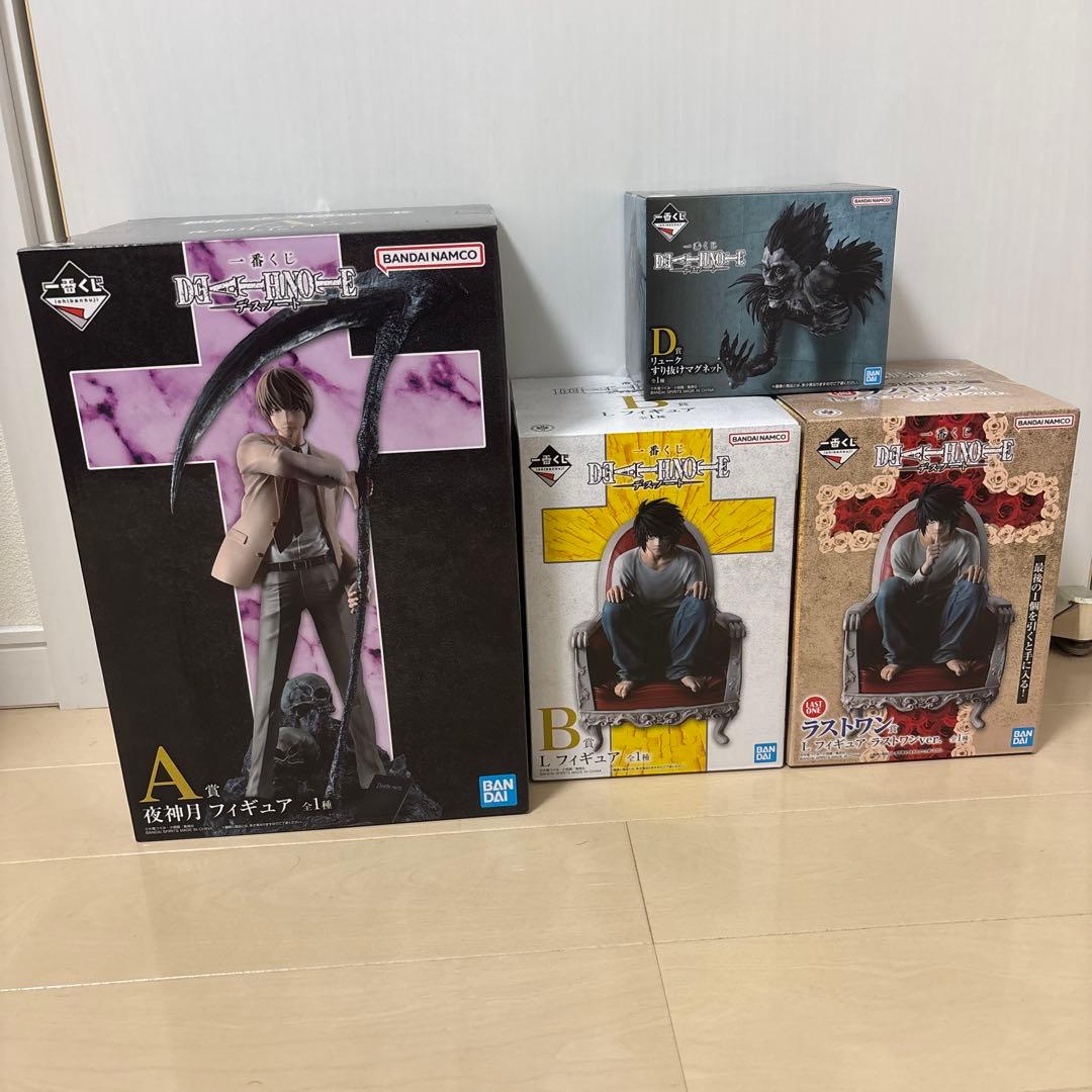 一番くじ　デスノート　フィギュアコンプセット