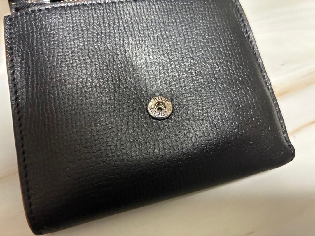 LOEWE 三つ折り財布 ブラック