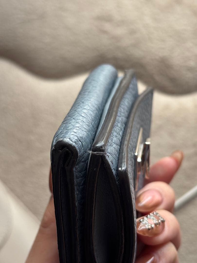 FENDI 三つ折り財布 ピーカブー　ブルー