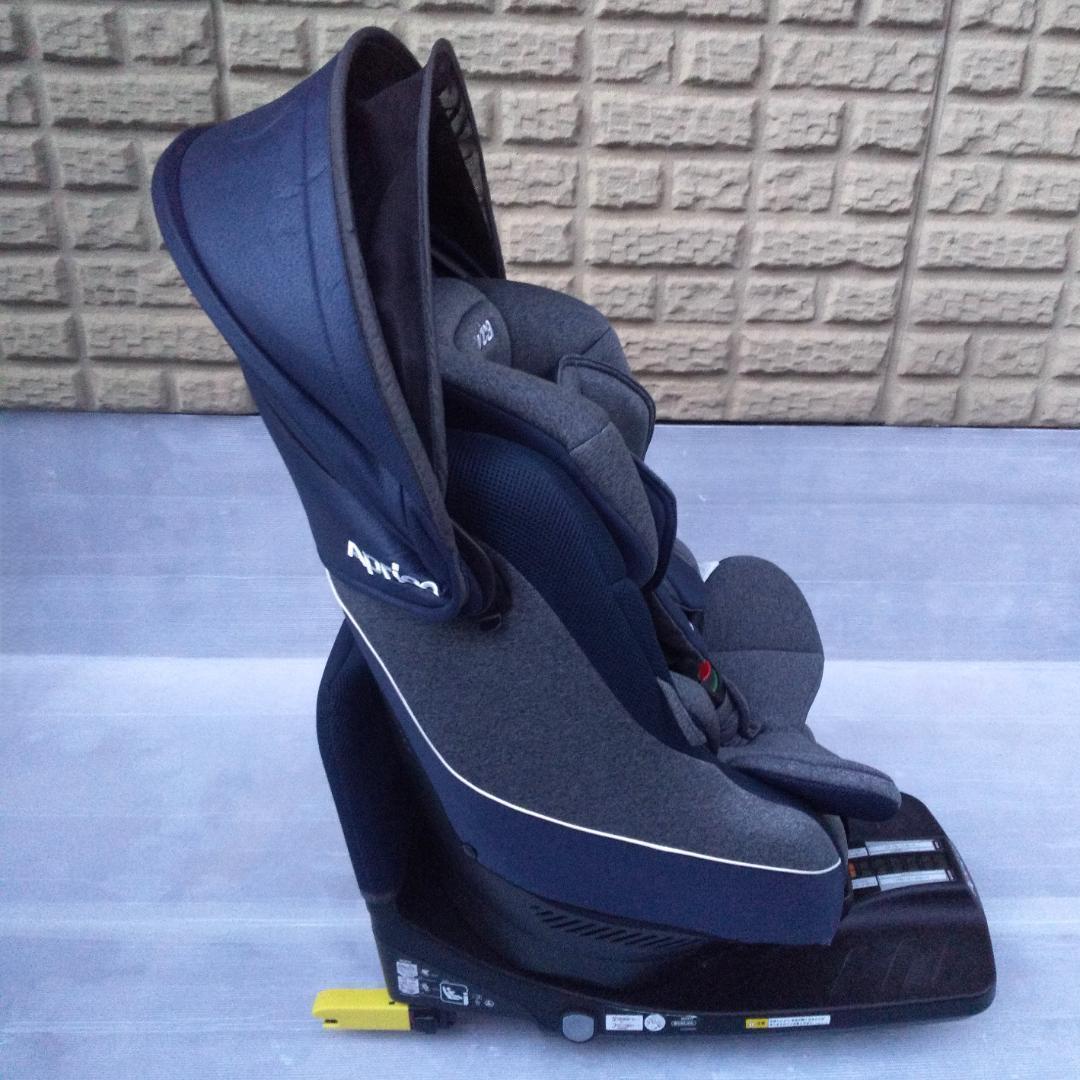【美品】アップリカ クルリラプラス チャイルドシート 回転式 ISOFIX