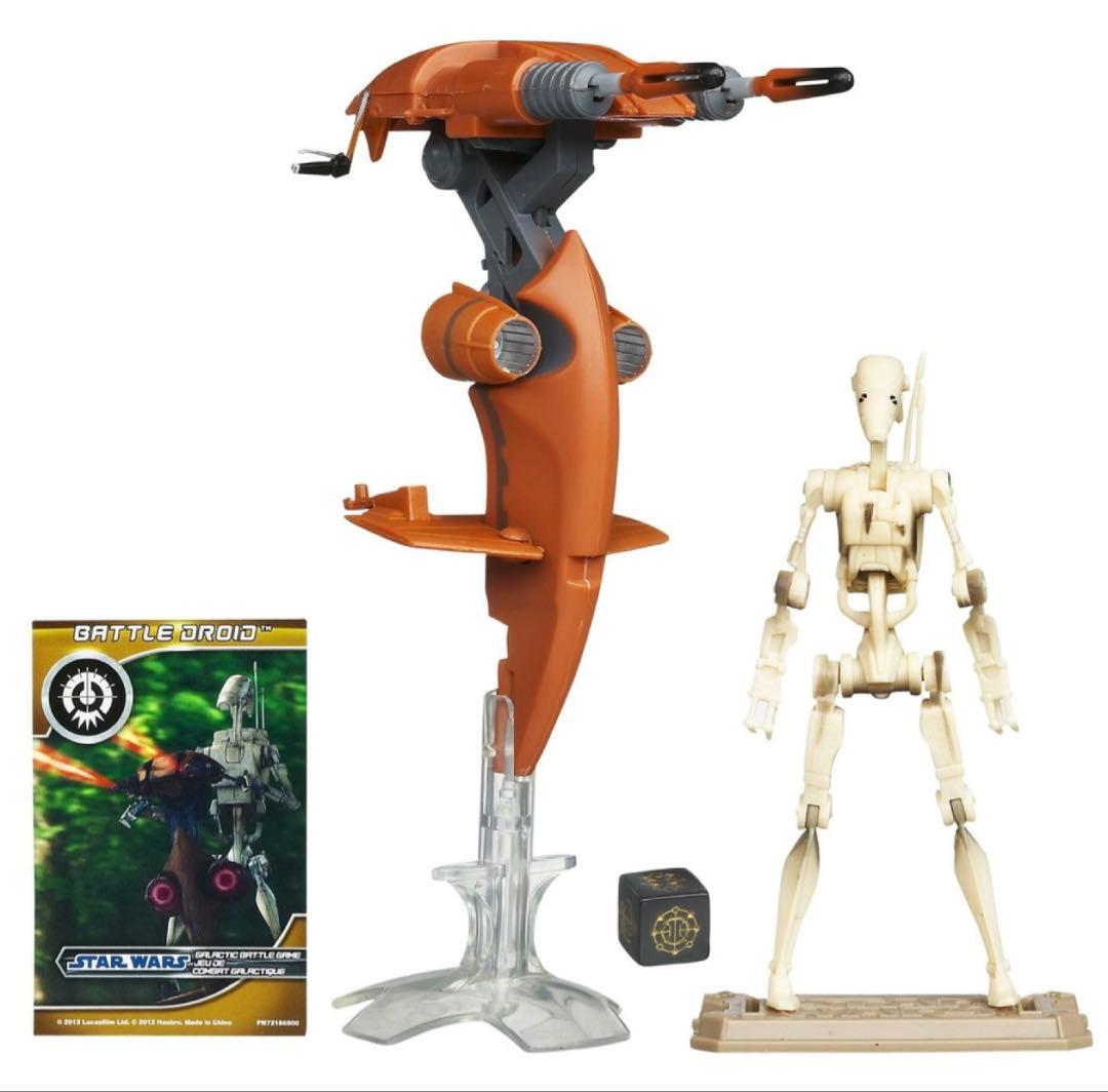 Star Wars STAPビークル バトルドロイドフィギュア付き 4インチ