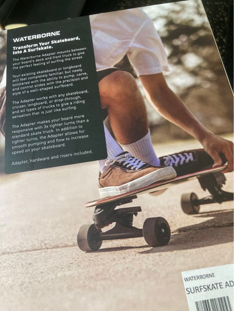 スケートボード waterborne W0ST1 / RAW