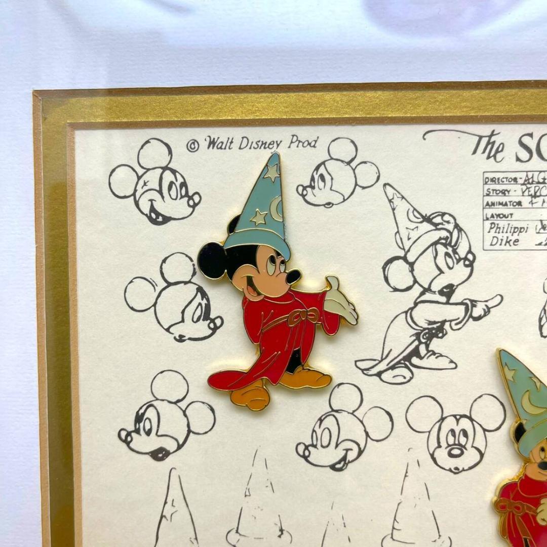 限定品★ミッキーマウス ソーサラーミッキー 魔法使いの弟子 モデルシート