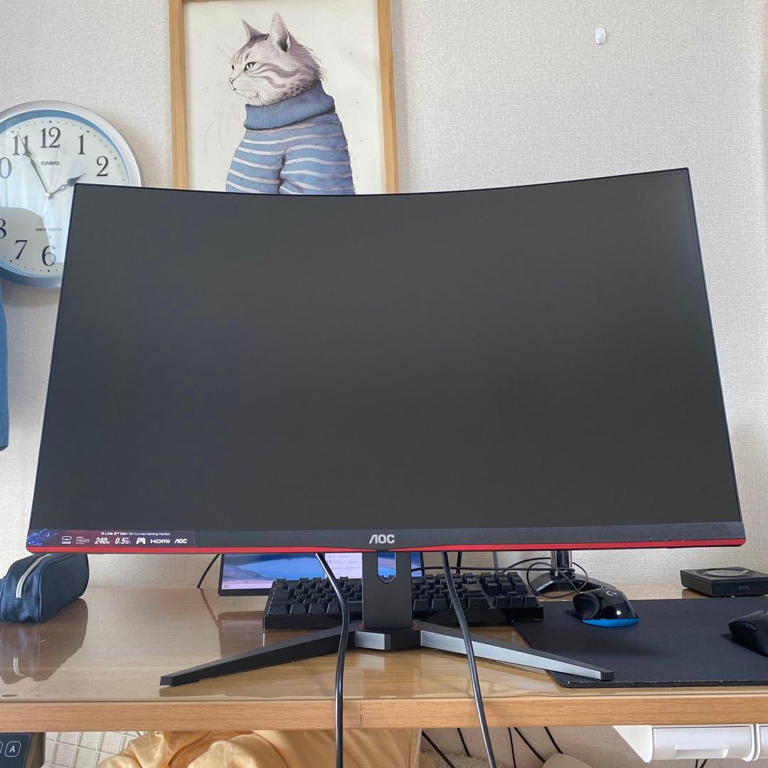 AOC 31.5インチ ゲーミングモニター C32G2ZE 240Hz