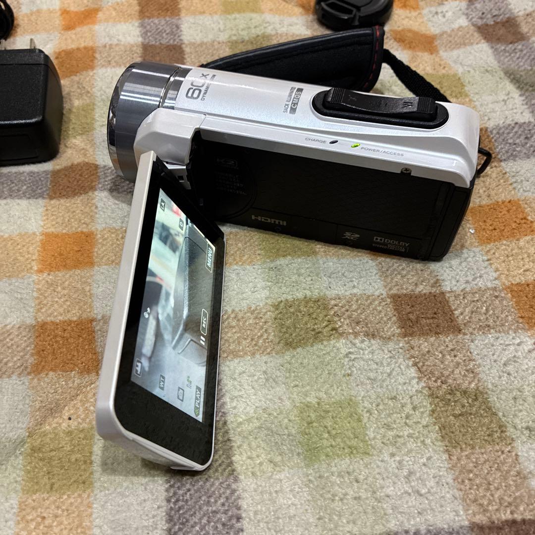 動作確認済JVC Everio エブリオ GZ-F200-W