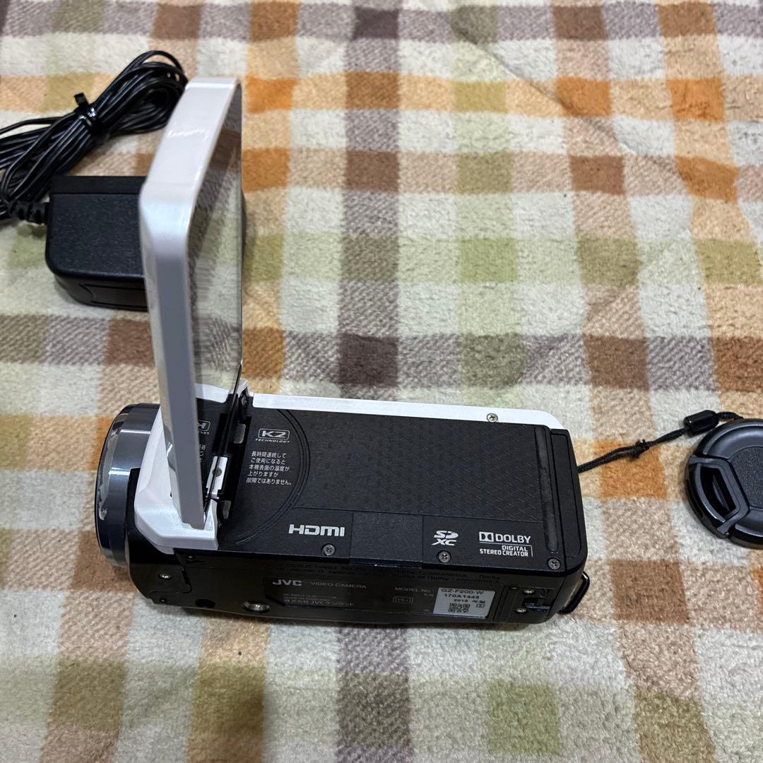 動作確認済JVC Everio エブリオ GZ-F200-W