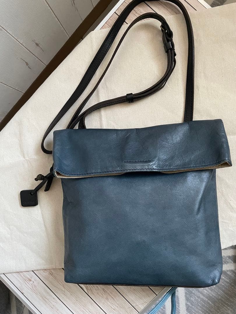 ゲンテンgenten 鹿革ショルダーバッグ