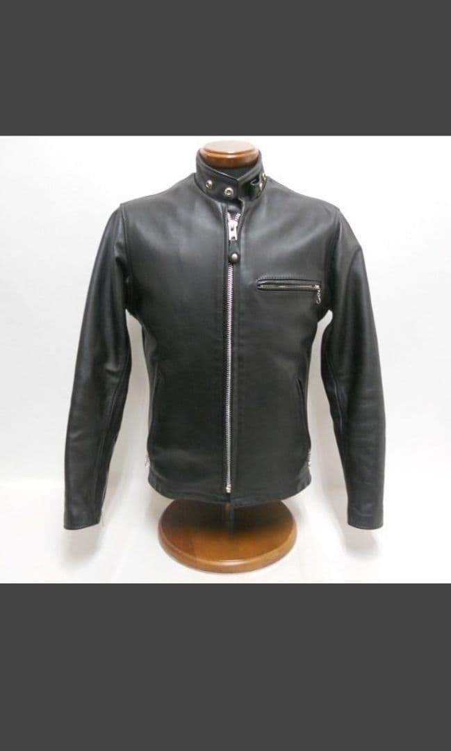 SCHOTTショット 641 シングルライダースレザージャケット サイズ34美品