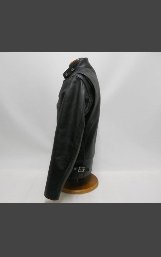 SCHOTTショット 641 シングルライダースレザージャケット サイズ34美品