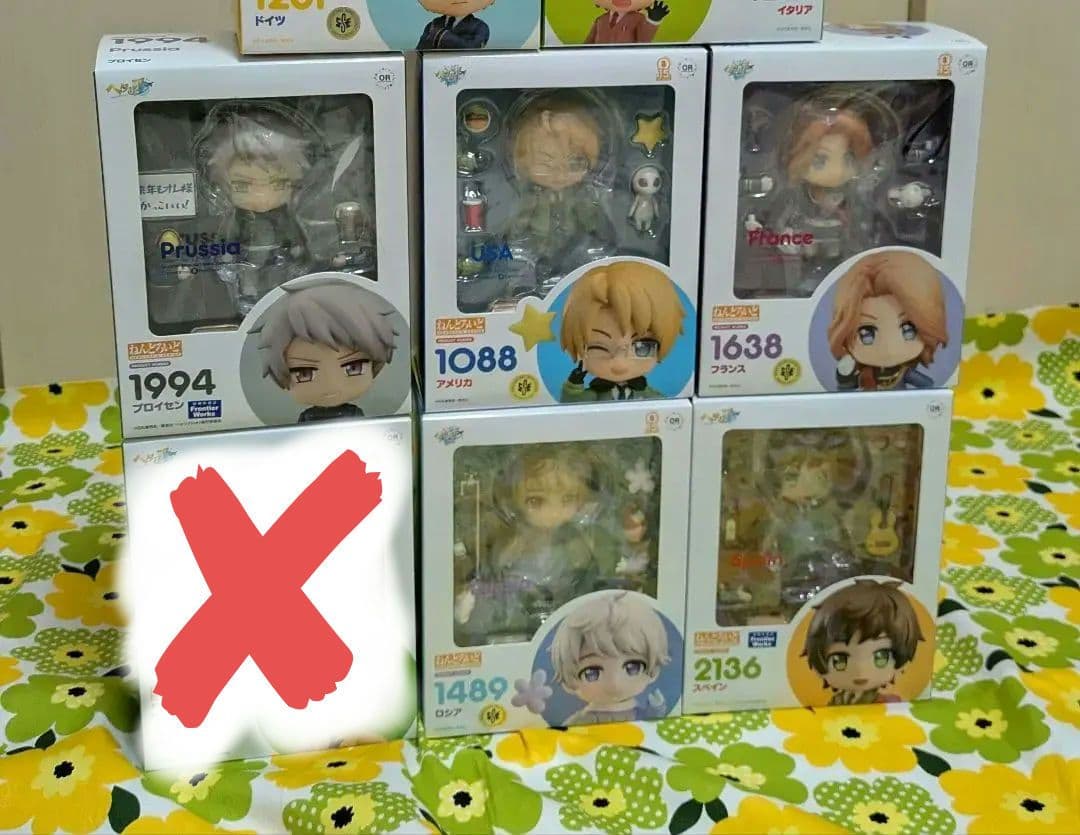 ヘタリア　ねんどろいど 5体