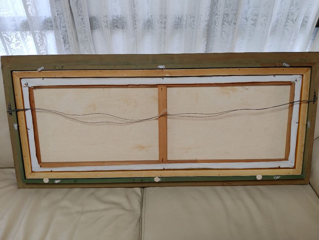 Y.Simon 風景画 油彩画 油絵 パリ街並み　絵画　額装　サイン　箱あり