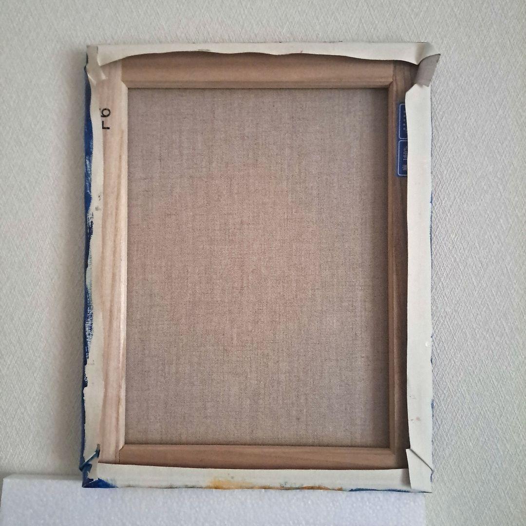 キャンバス油絵 　専用　真珠の耳飾りの青いターバンの犬　フェルメール楽しいアート