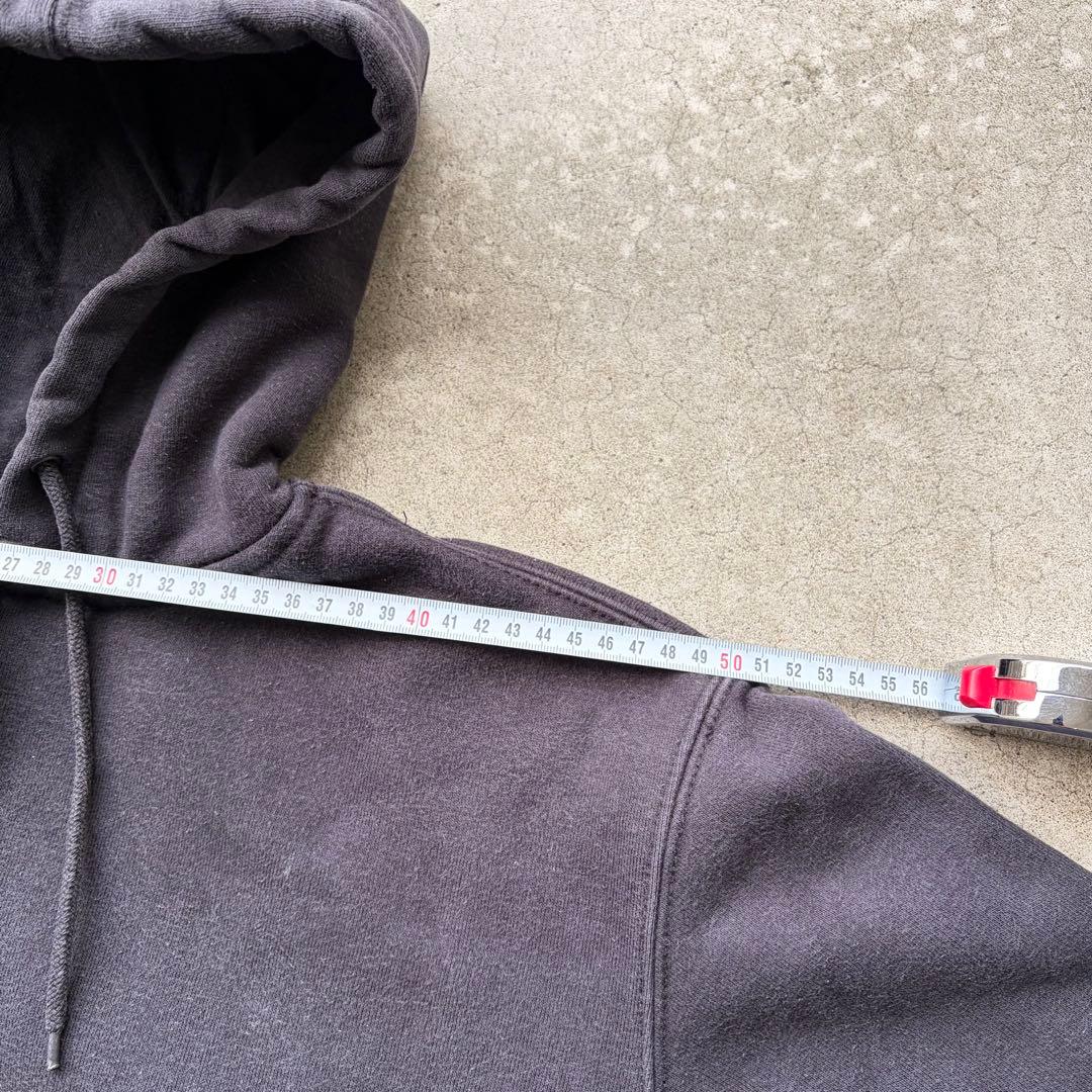 希少 Carhartt ジップアップ パーカー フーディー 短丈 刺繍タグ