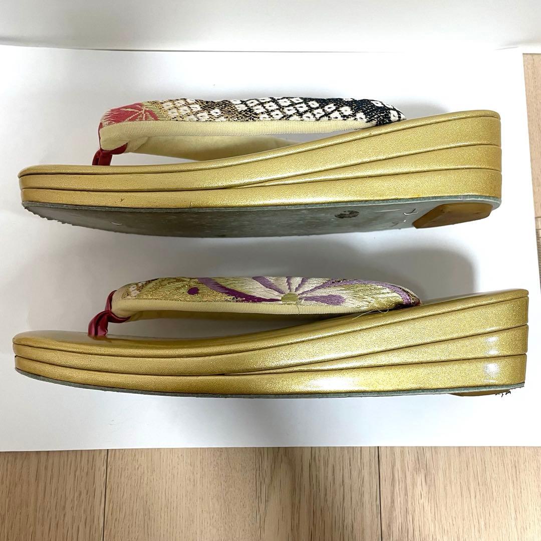 成人式3点セット　バッグ　下駄24㎝　ショール　バラ売り可　着物用　卒業式