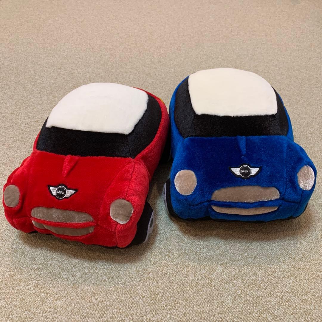 【MINI】ミニクーパー ぬいぐるみ クッション 2個セット