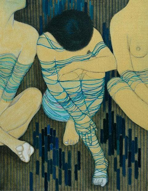 油絵 菅家令子 絵 絵画 インテリア 額付(白) F6-030314 人物 女性