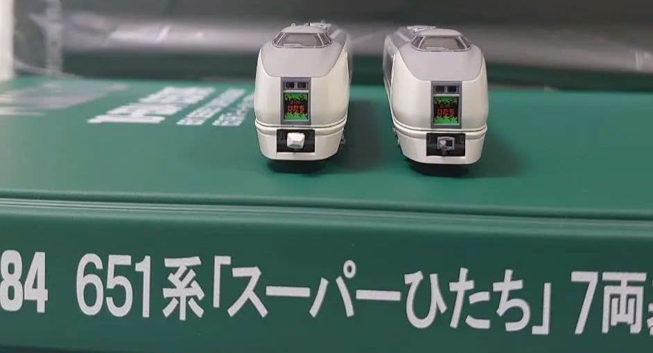 651系 スーパーひたち 7両 KATO ヘッドLED点灯 レア幕付