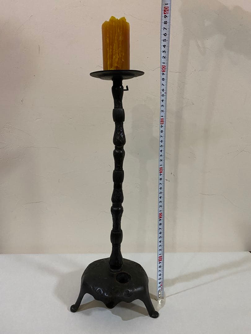骨董　蝋燭立て　灯火器　キャンドルホルダー　アンティーク