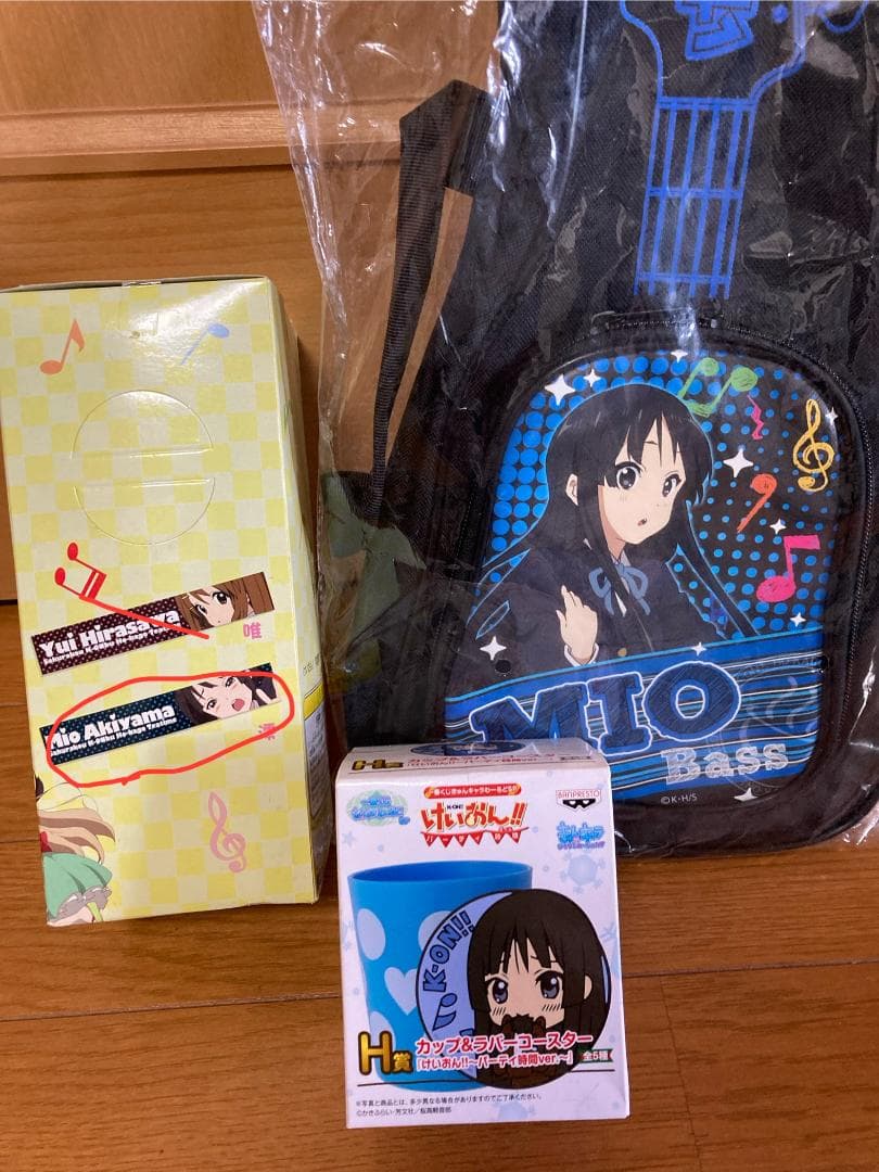 けいおん! 秋山澪 シートクッションレザーウォレット タペストリー VOX 希少