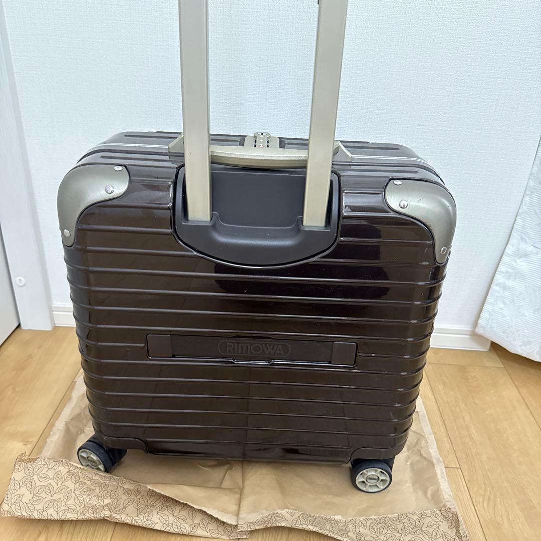 リモワ　ルフトハンザ　ビジネストロリー　ブラウン