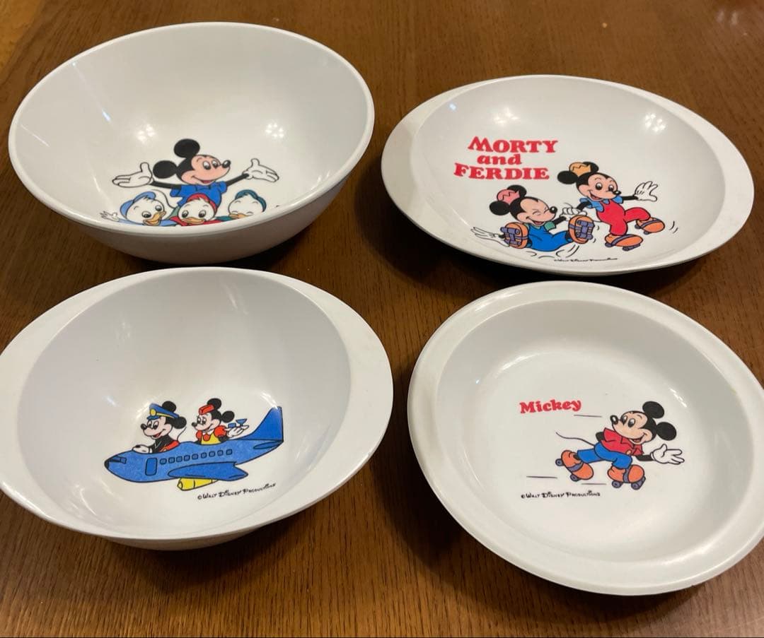 【レア】ディズニー　食器　ビンテージ